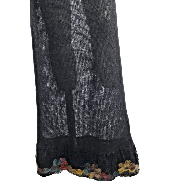 Vintage Marie Louise Angora Sheer Sweater Maxi Skirt Set Avant Garde Size 44 - Picture 5 of 16